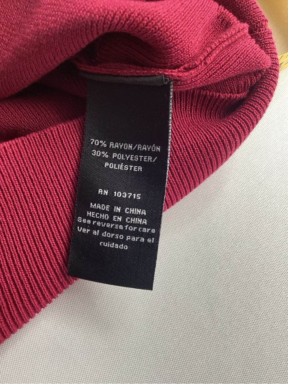 Zac & Rachel Textured Raspberry Pullover Sweater - Picture 5 of 8